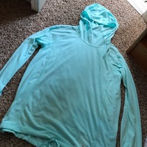 UA light pullover with drawstring bottom